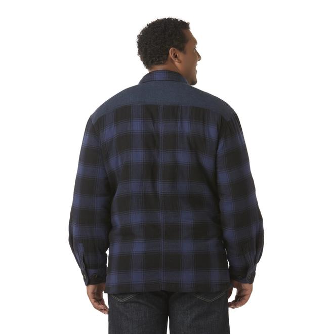 Northwest Territory Men's Big & Tall Insulated Flannel Jacket Plaid