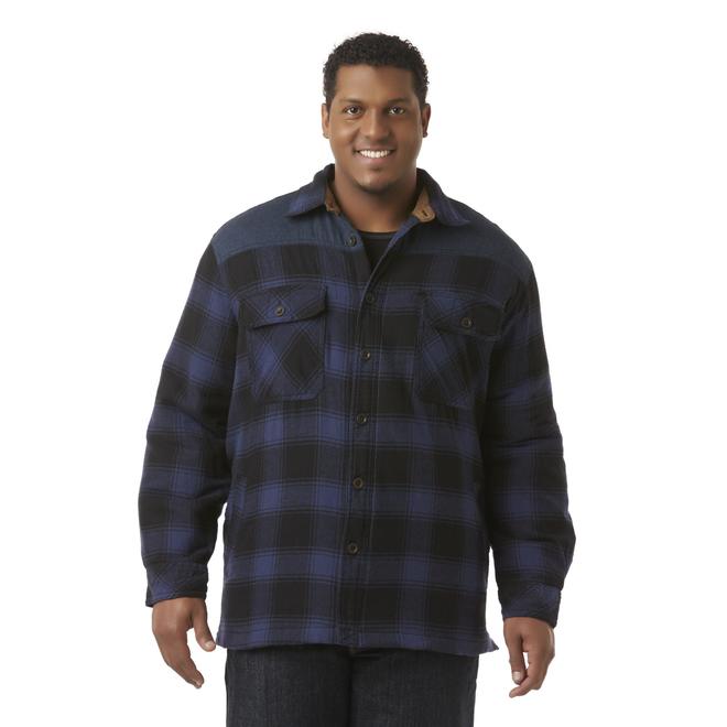 Northwest Territory Men's Big & Tall Insulated Flannel Jacket Plaid