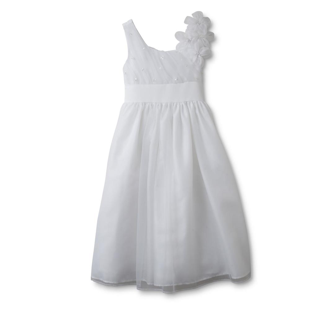 Girl's First Communion Dress - Floral