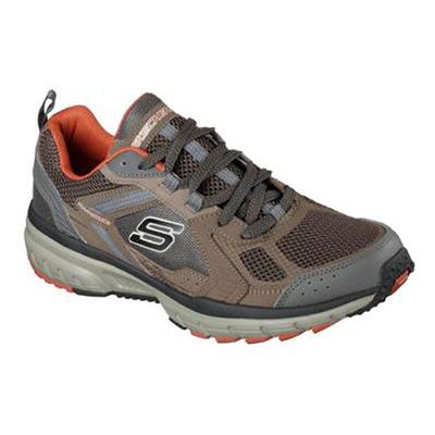 Men's Geo-Trek Pro Force Brown/Orange All-Terrain Running Shoe - Wide Width Available