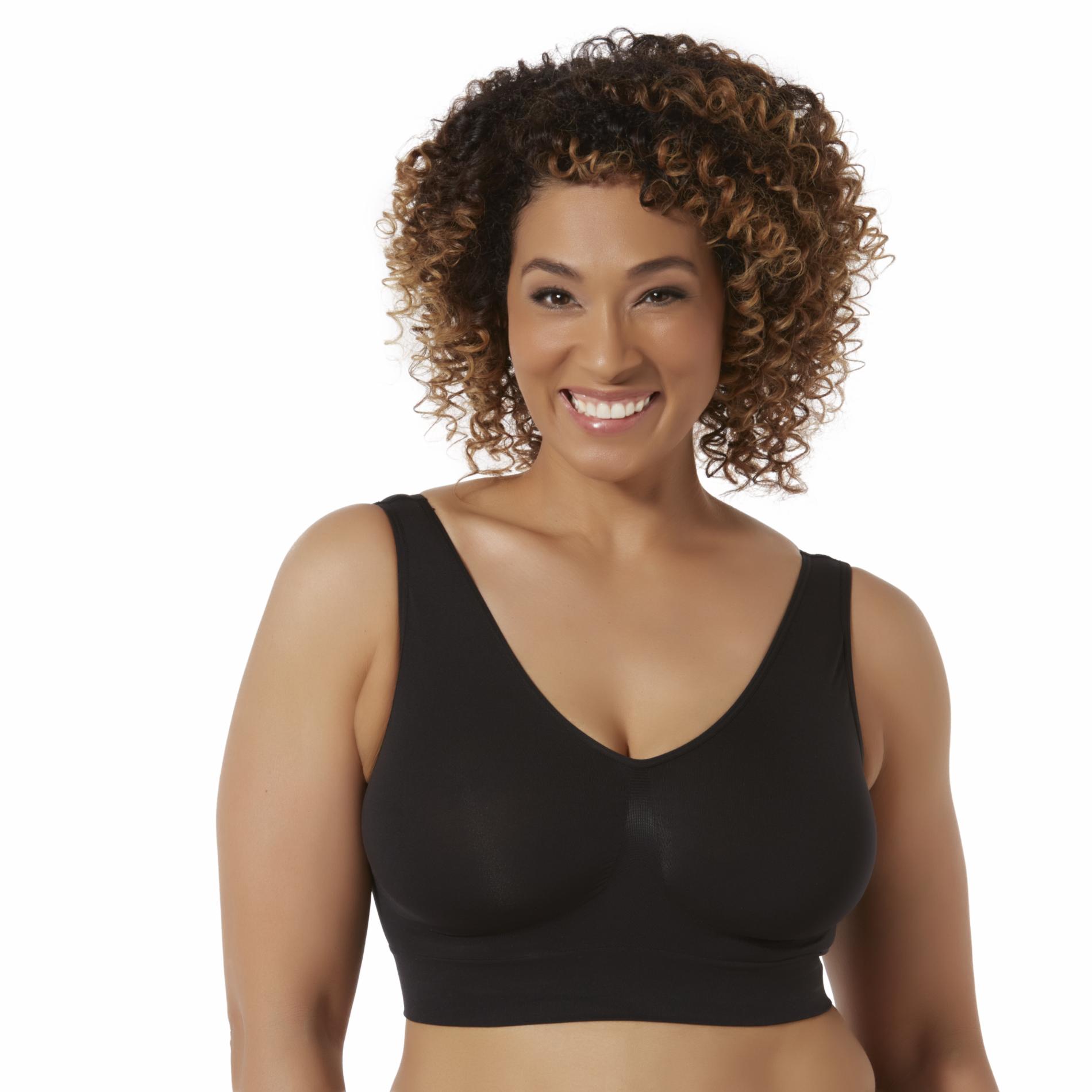 Just My Size Womens Plus Pure Comfort Wire Free Bra 1263 Shop Your Way Online Shopping 