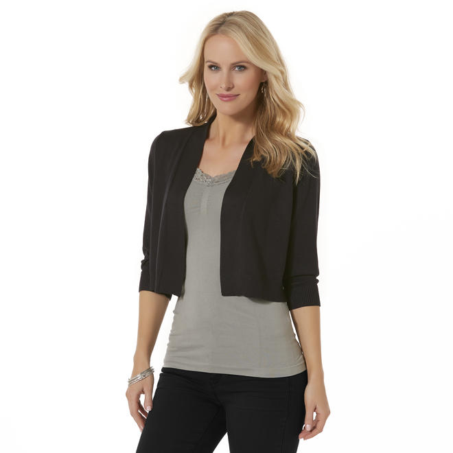 Covington Women's Elbow Sleeve Cardigan Clothing, Shoes & Jewelry