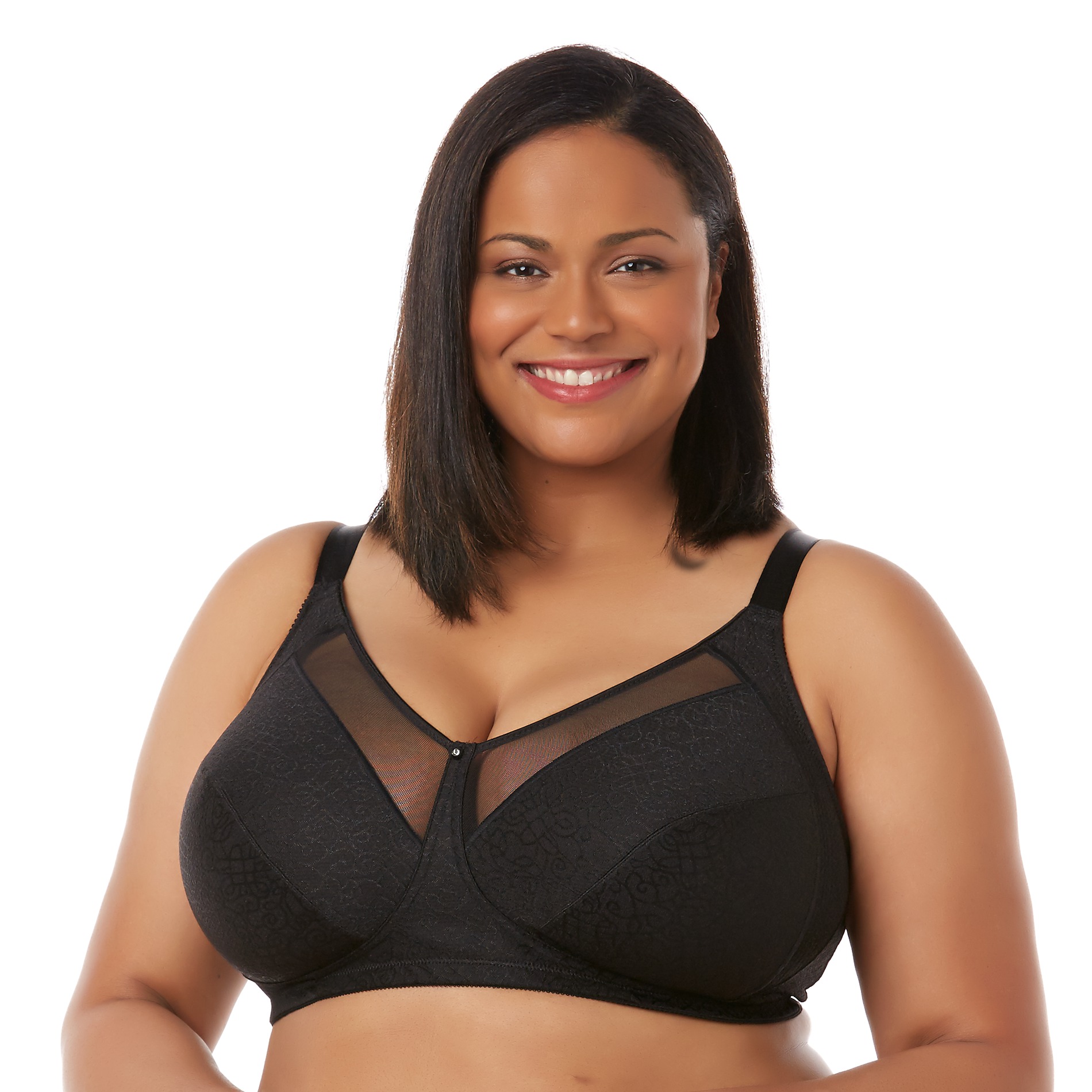 Just My Size Women's Plus Comfort Shaping WireFree Bra 1Q20 Shop