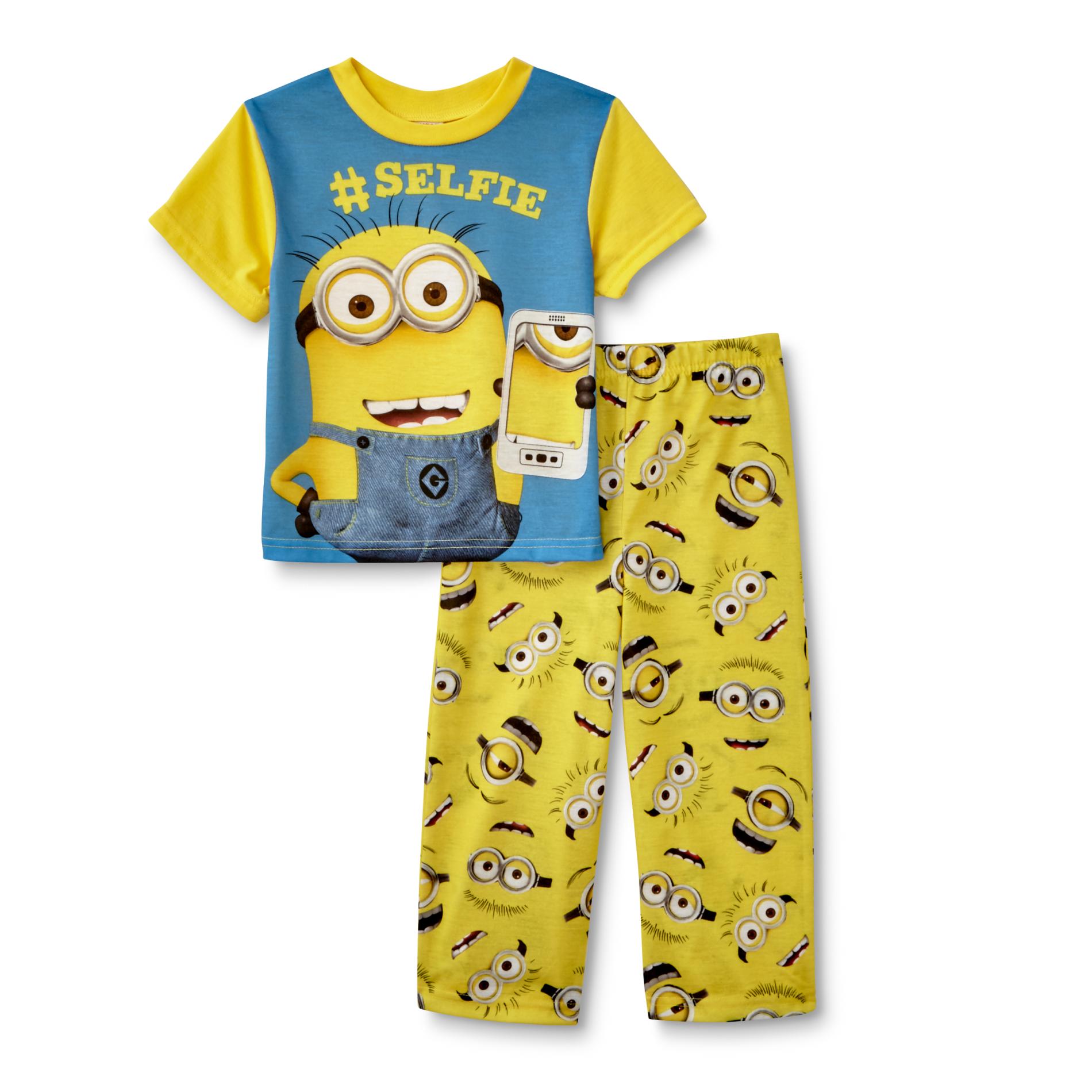 Toddler Boy's Pajama Shirt & Pants - Selfie