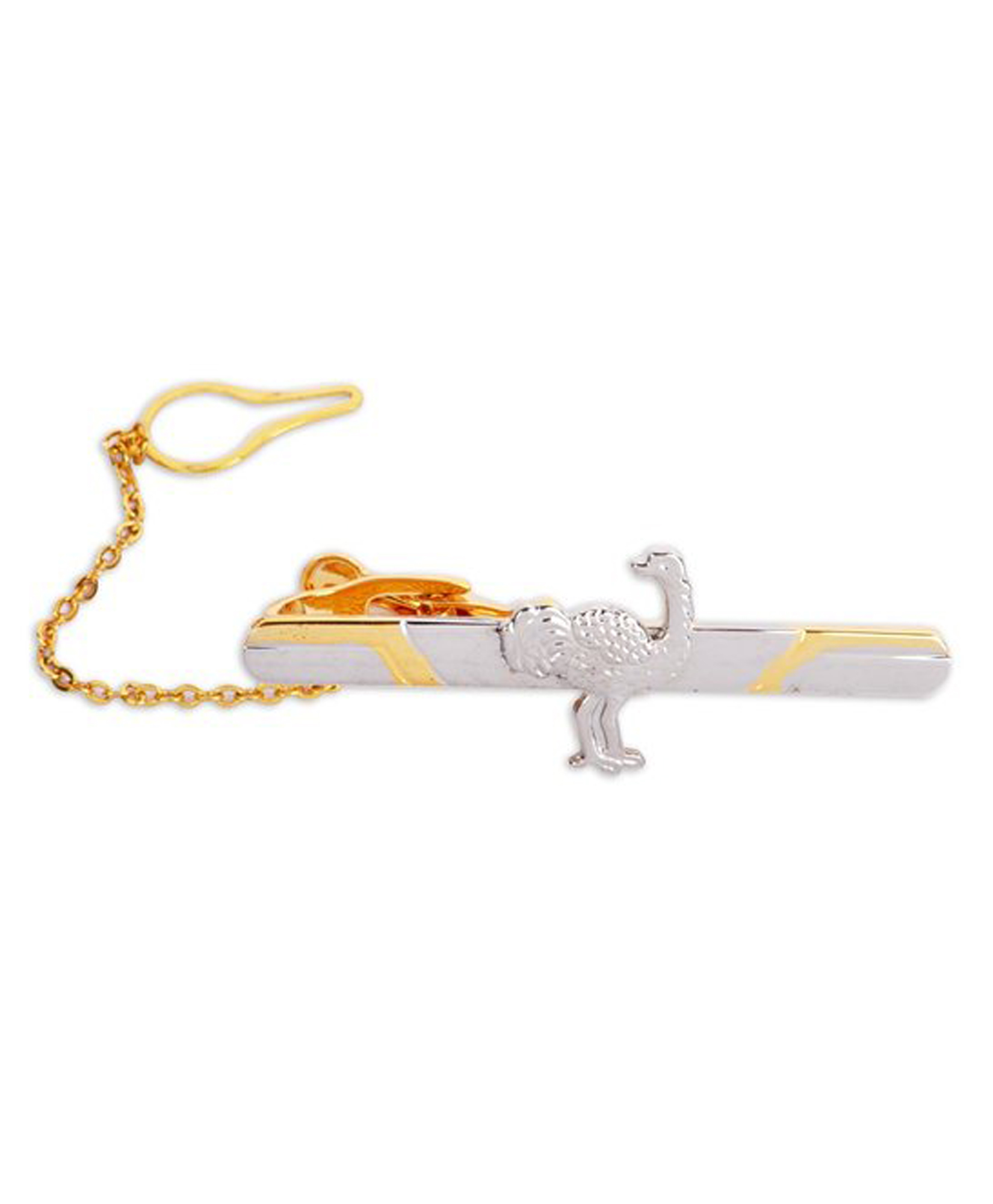 Selini NY Men's Fashion Gold & Silver Tone Animal Collection Tie Bar- Tb1707-Computer Selini NY Men's Fashion Gold & Silver Tone Animal Collection Tie Bar- Tb1707-Computer