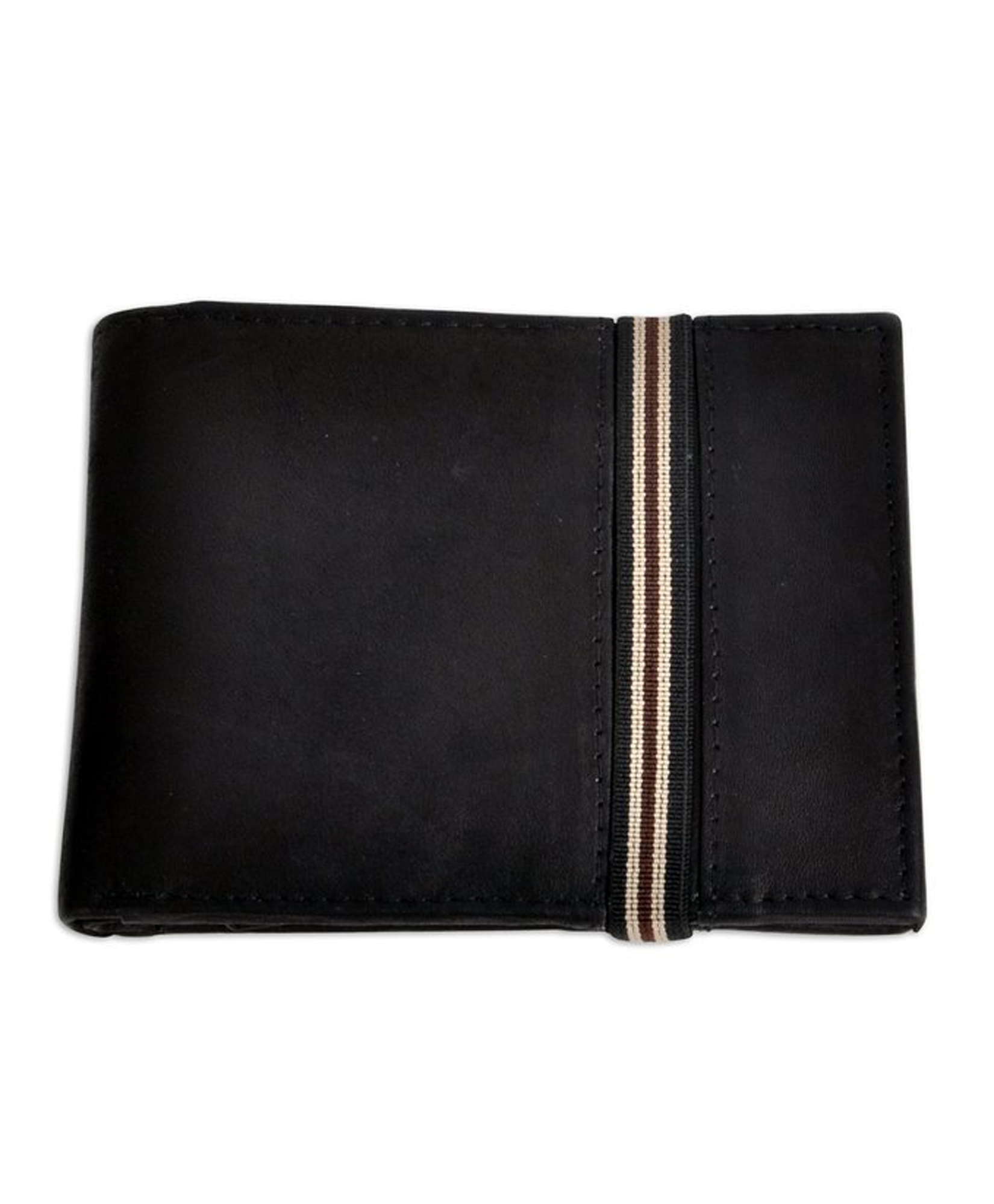 Selini NY Men's BiFold Genuine Leather Wallet with Elastic Band