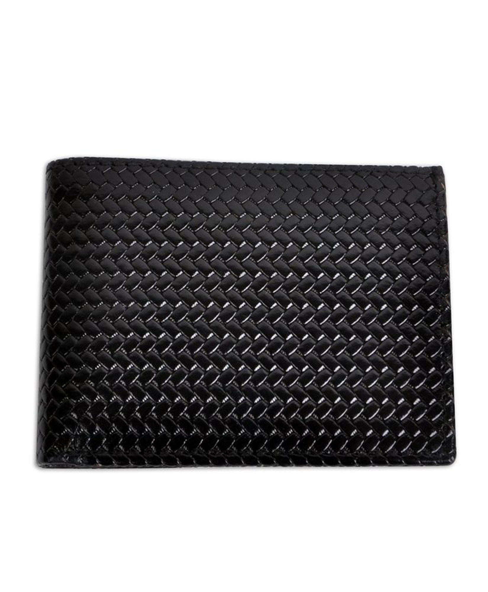 Braided Print Texture Bi-Fold Men's Wallet