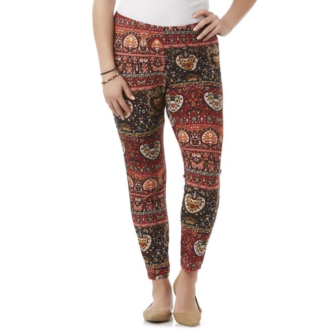 Simply Emma Women's Plus Leggings Paisley