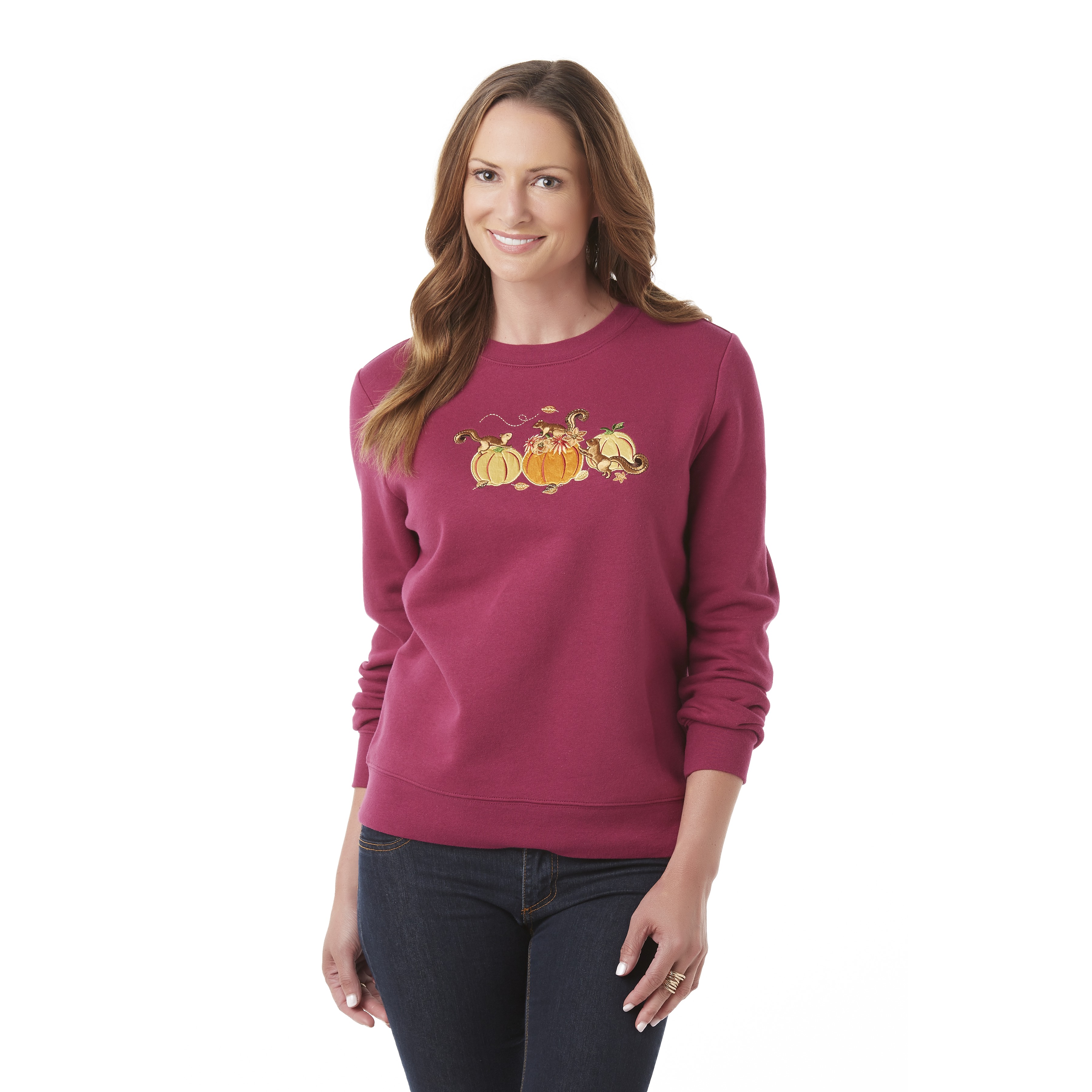 Womens Embroidered Sweatshirt