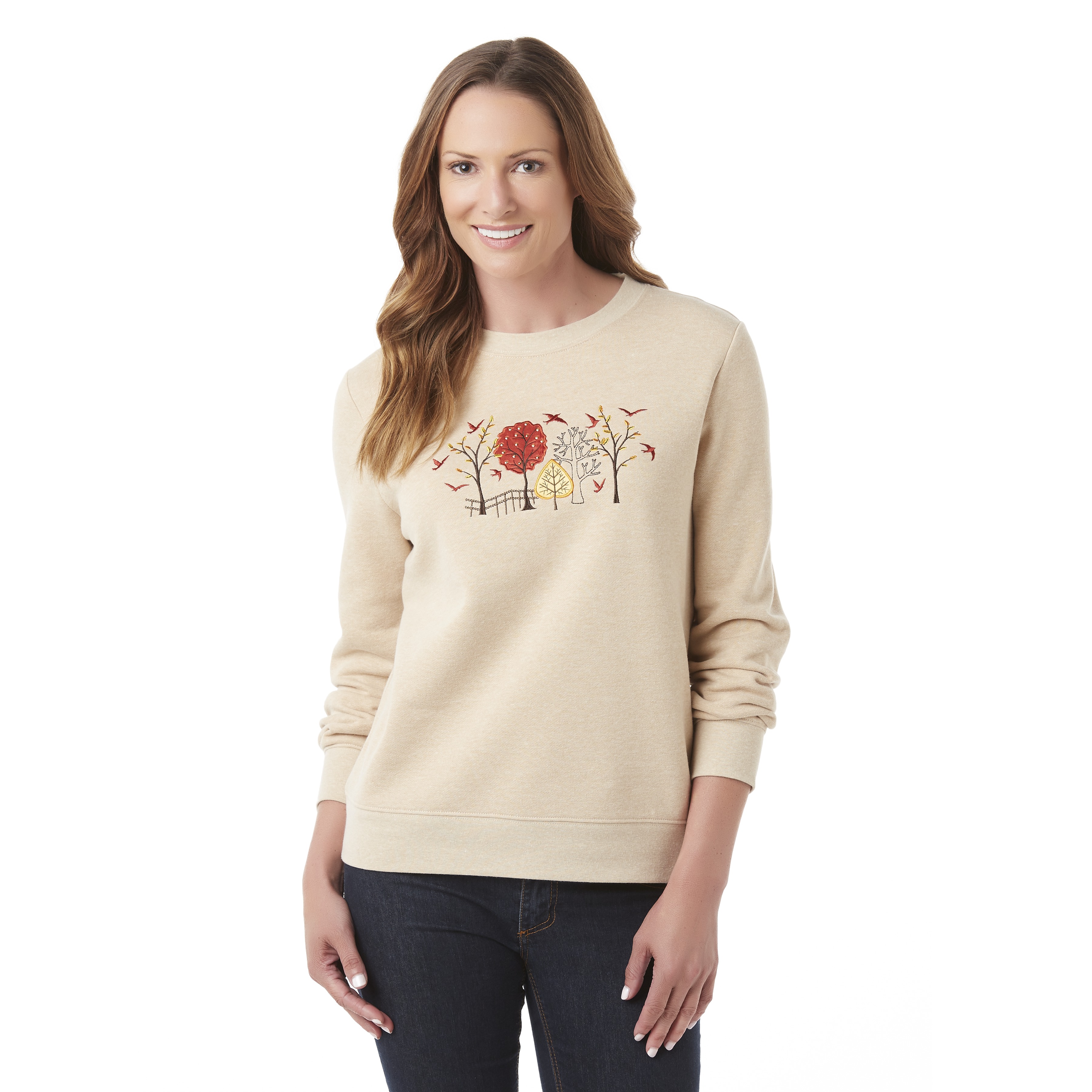 Womens Embroidered Sweatshirt