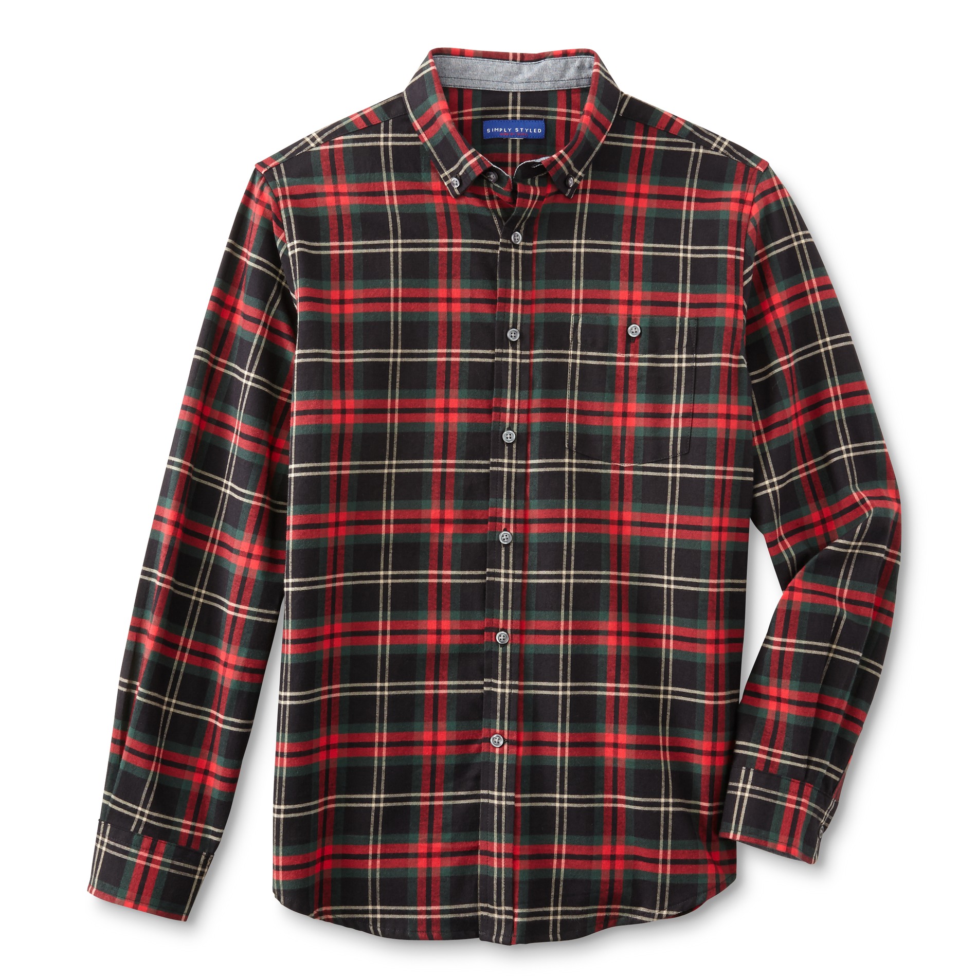 EAN 4894263125541 Simply Styled Men's Flannel Shirt Plaid, Size