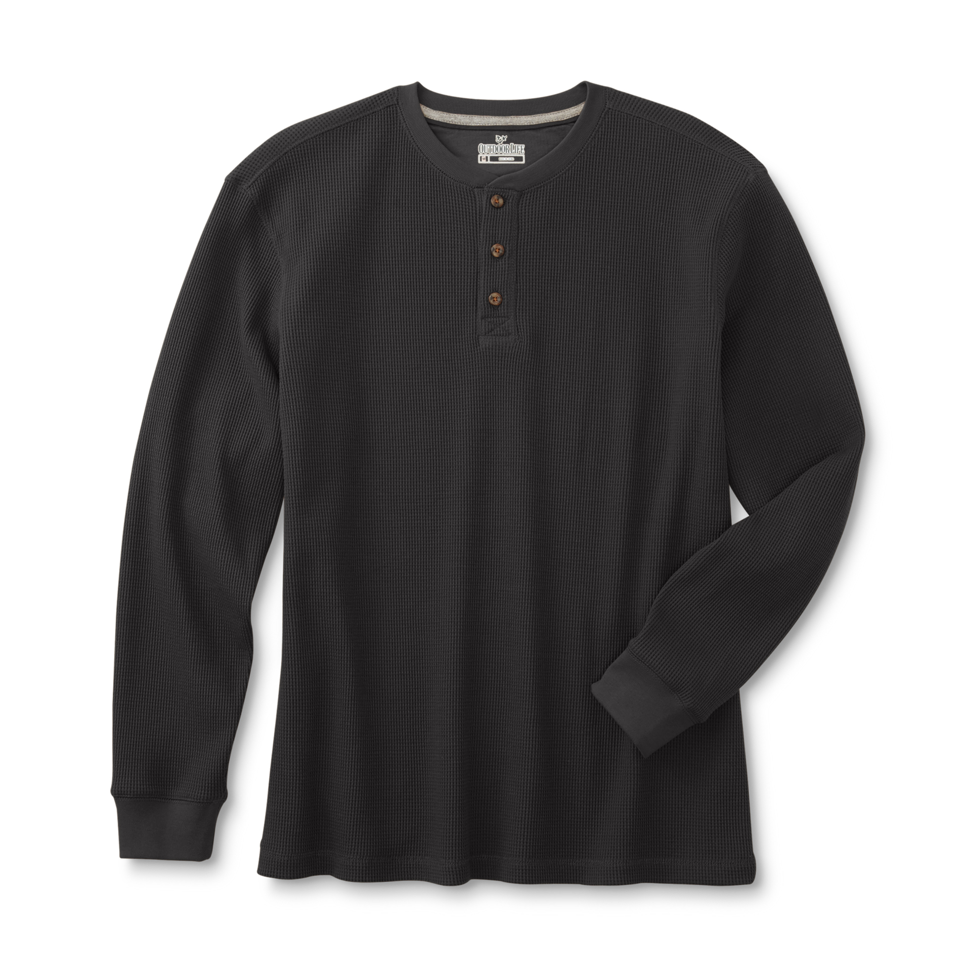 Outdoor Life Men's Thermal Henley Shirt Shop Your Way Online