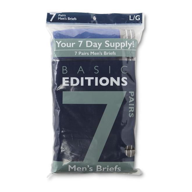 Basic Editions Men's 7Pack Briefs