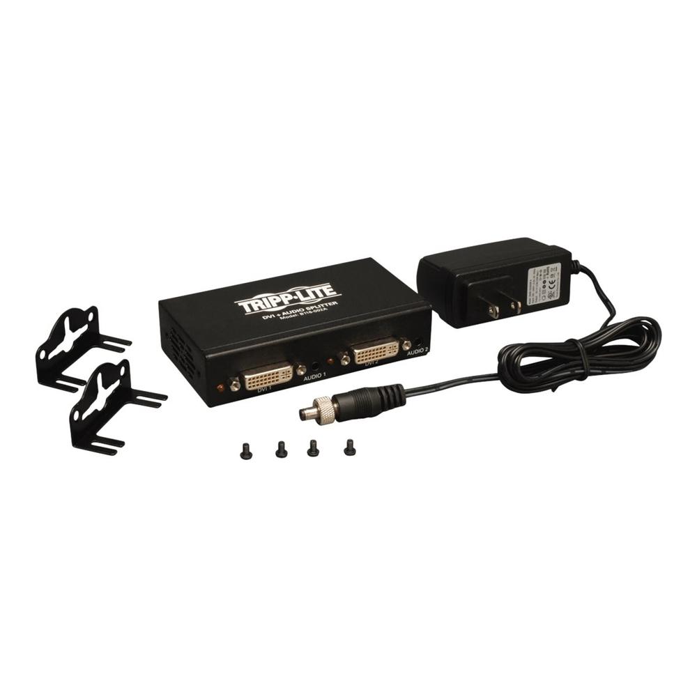 Tripp Lite B116-002A 2-Port DVI Single Link Video / Audio Splitter / Booster