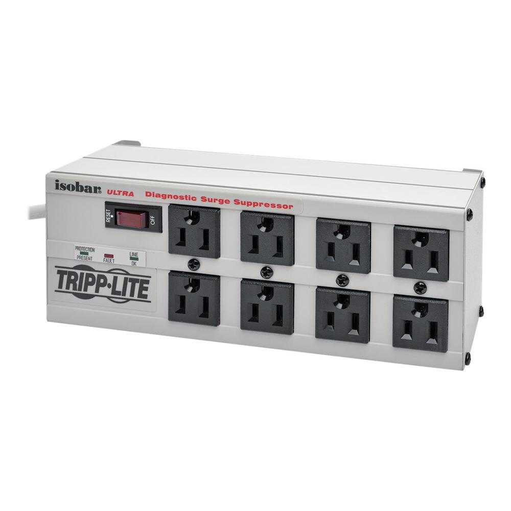 Tripp Lite ISOBAR825ULTRA Isobar Surge Protector Metal 8-Outlet 25-ft. Cord 3840 Joules