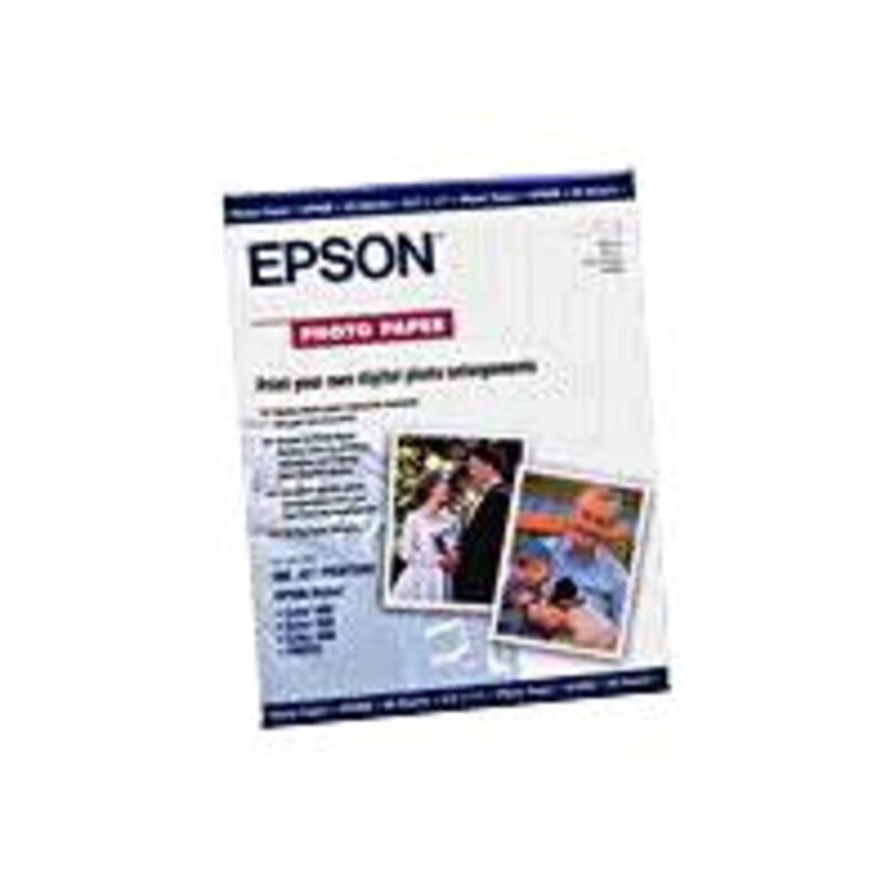 Epson Premium Photo Paper, 68 lbs., Semi-Gloss, 13 x 19, 20 Sheets/Pack
