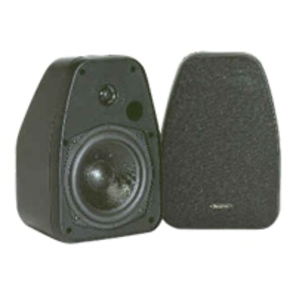 B.I.C. America ADATTO DV-52SIB 5.25" 2-Way Indoor/Outdoor 125-Watt Speakers - Black
