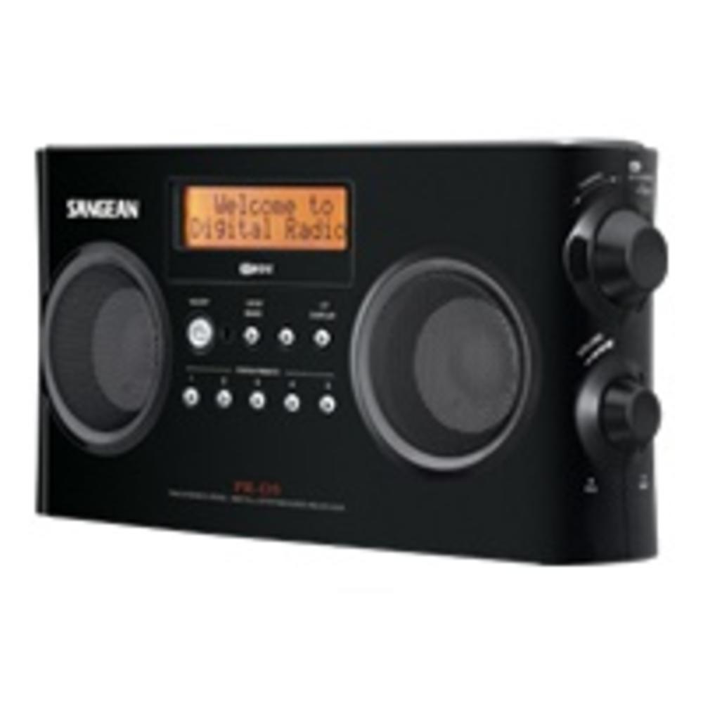 FM-Stereo RDS (RBDS) / AM Digital Tuning Portable Receiver- Black