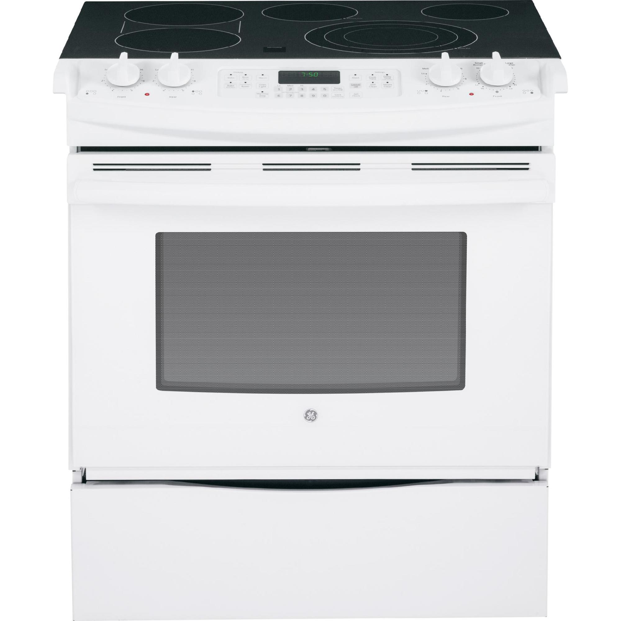GE Appliances JS750DFWW 30" SlideIn Electric Range w/ True