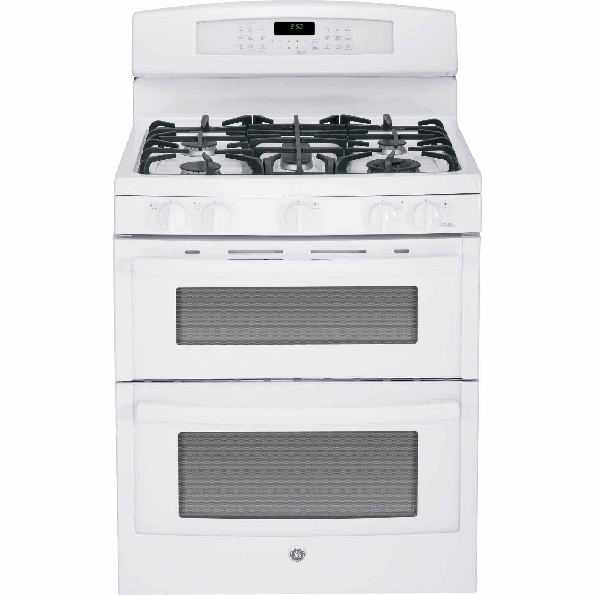GE Profile PGB950DEFWW 6.8 cu. ft. DoubleOven Gas Range w