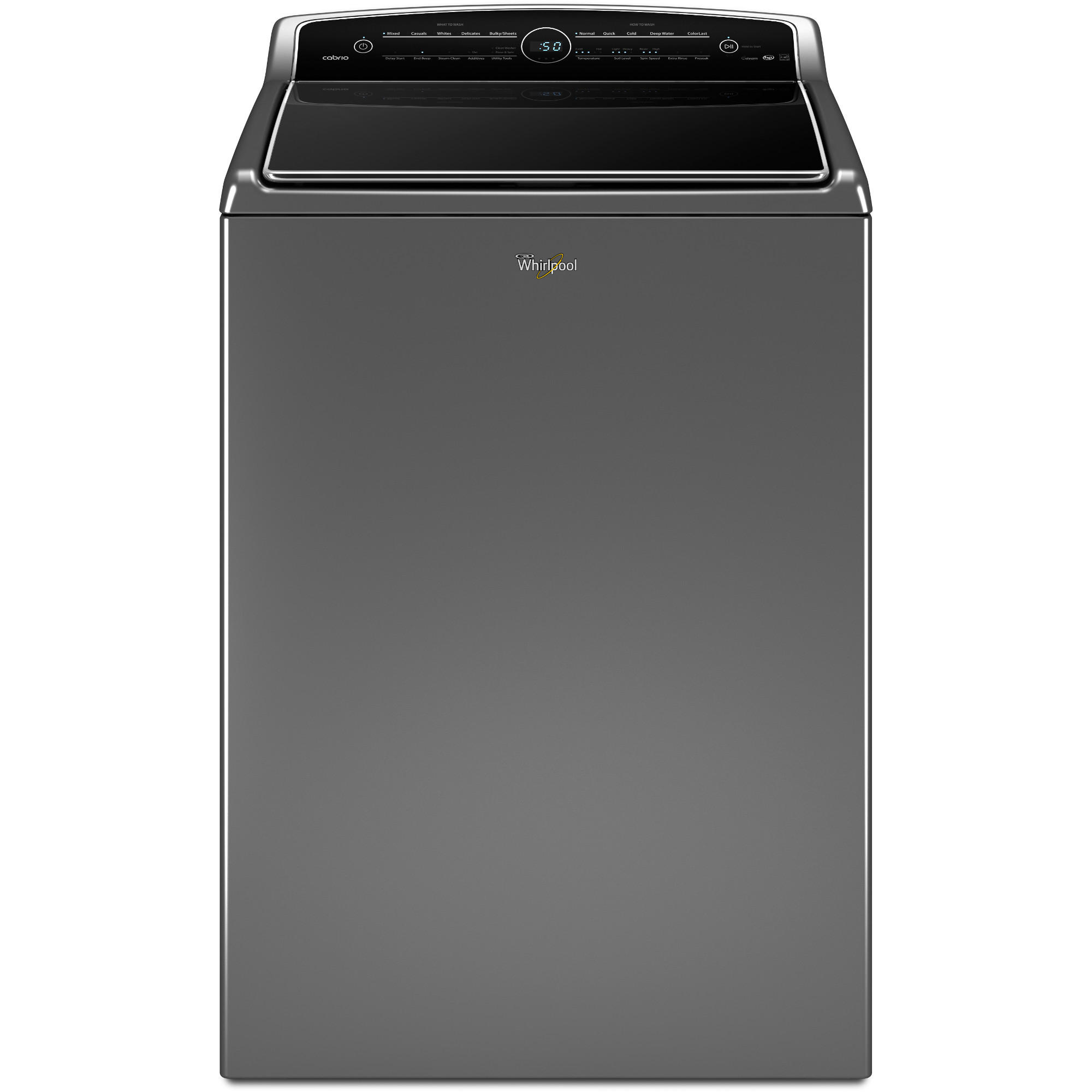 Whirlpool Wtw5000dw 43 Cu Ft Cabrio Top Load Washer W Stainless Steel