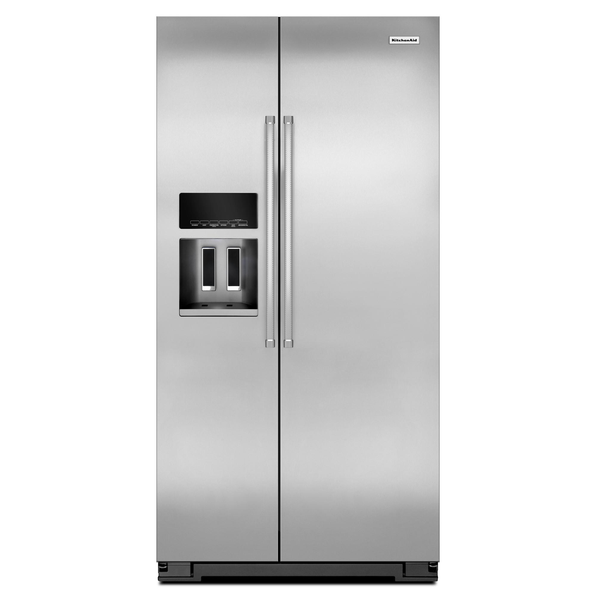 ... 22.7 cu. ft. Counter-Depth Side-by-Side Refrigerator - Stainless Steel