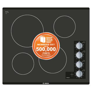 Bosch 500 Series 24" Electric Cooktop Black Frameless Appliances