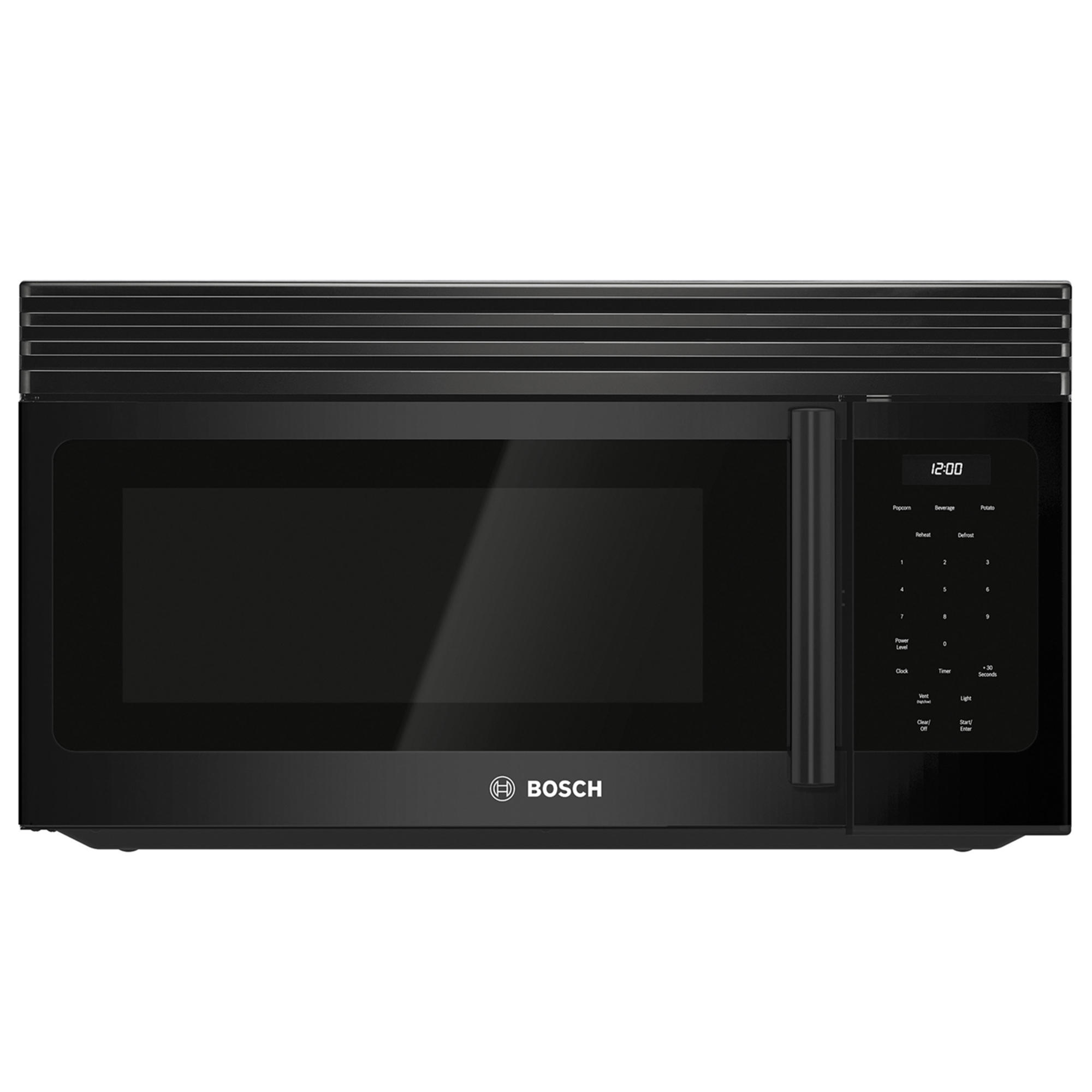 Bosch 1.6 cu. ft. 300 Series OvertheRange Microwave Black Shop