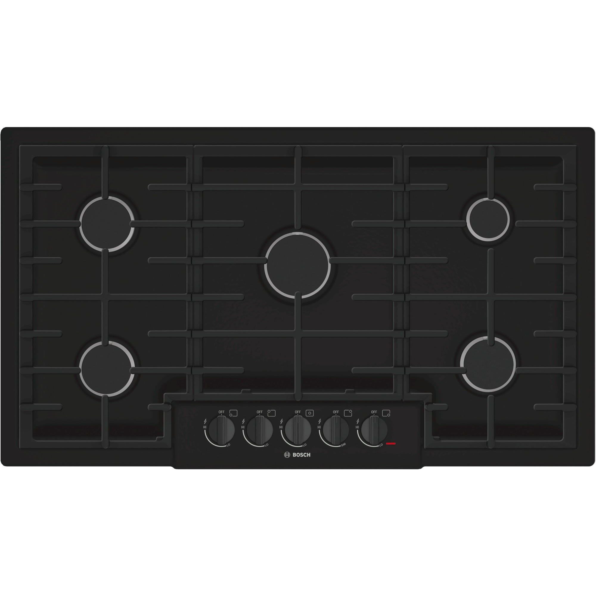 Bosch NGM8665UC 36" 800 Series Gas Cooktop Black Sears Outlet
