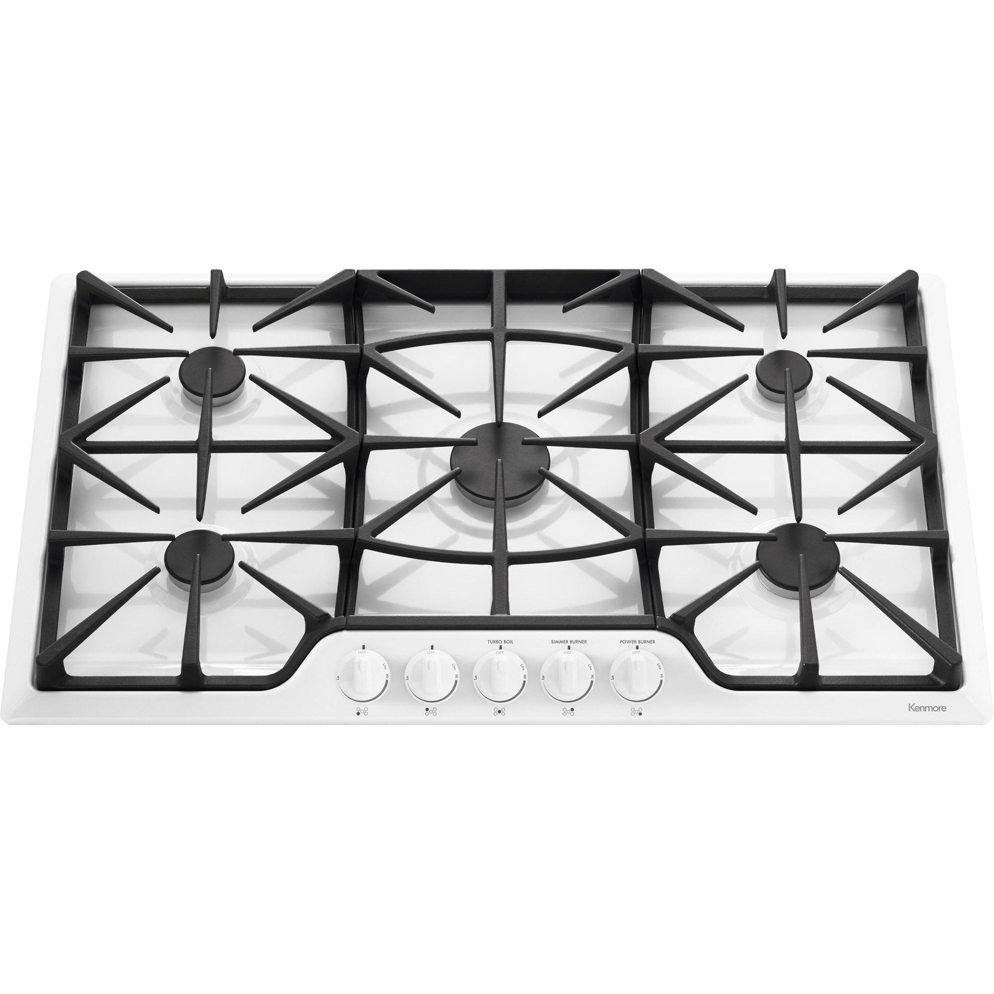 Kenmore 32692 36" Gas Cooktop White Sears Outlet