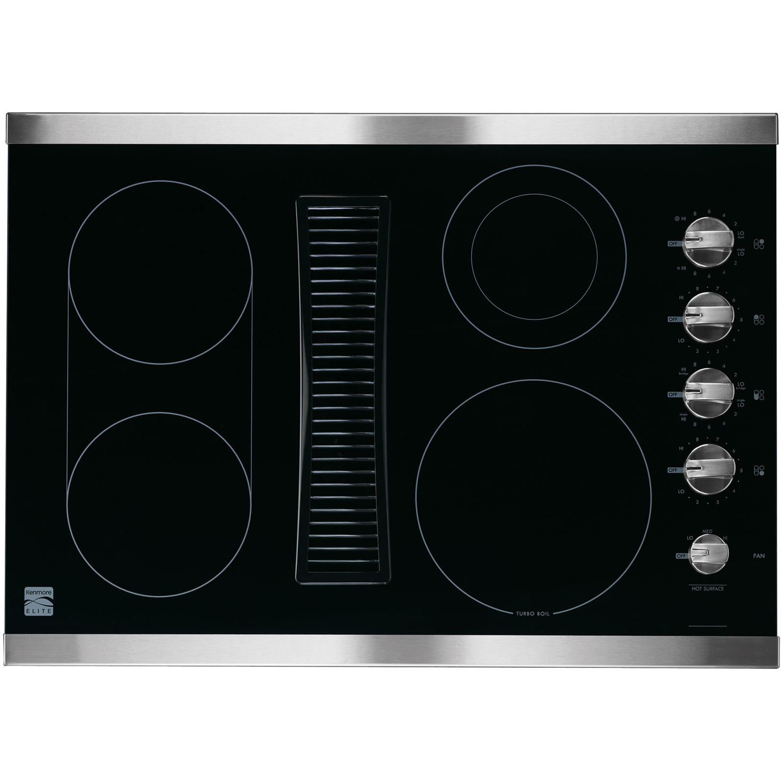 UPC 012505562198 Kenmore Elite 30" Downdraft Electric Cooktop FRIGIDAIRE COMPANY