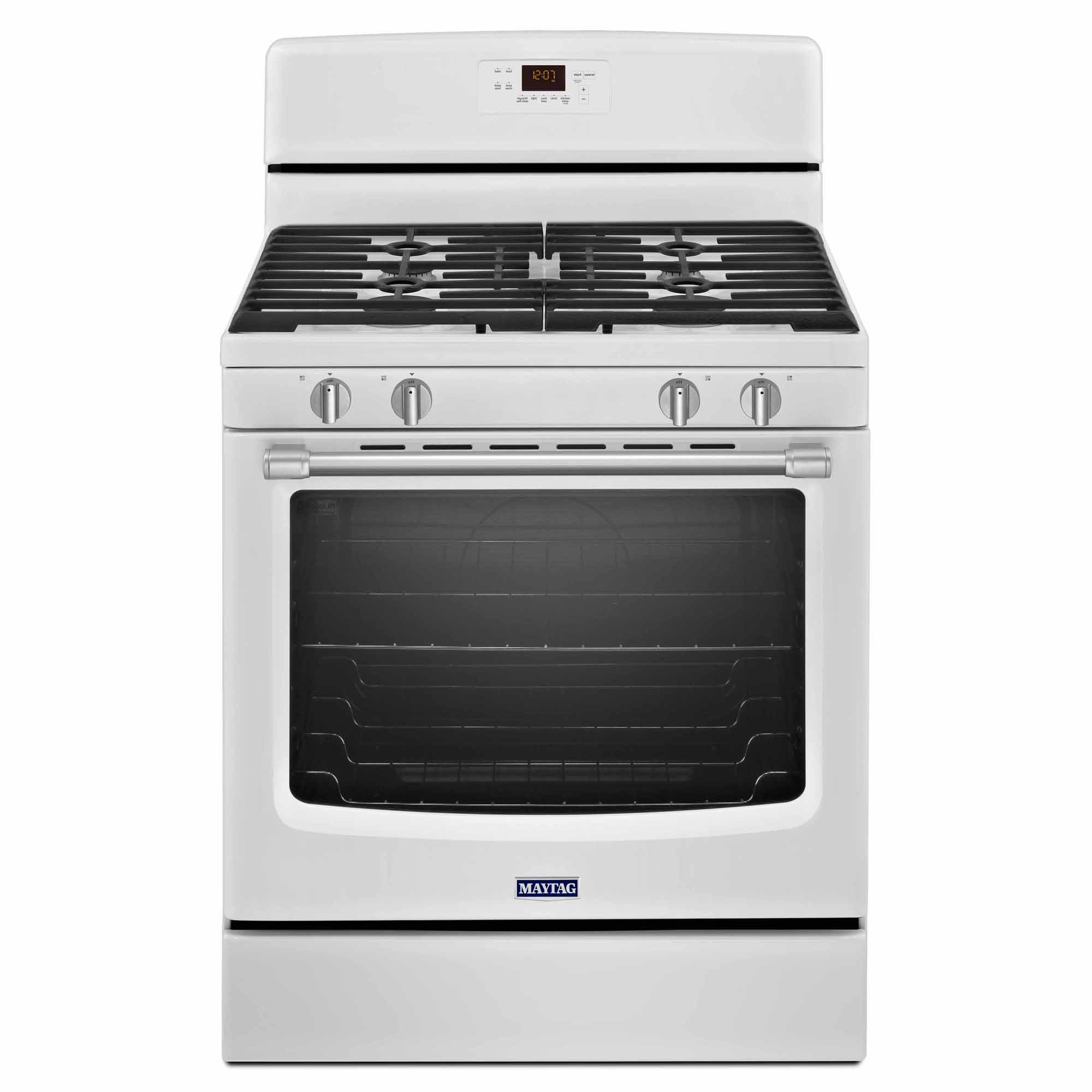 What does the Maytag warranty policy say about range repairs?