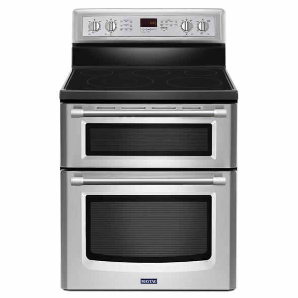 Maytag MET8720DS 6.7 cu. ft. Electric DoubleOven Range Stainless