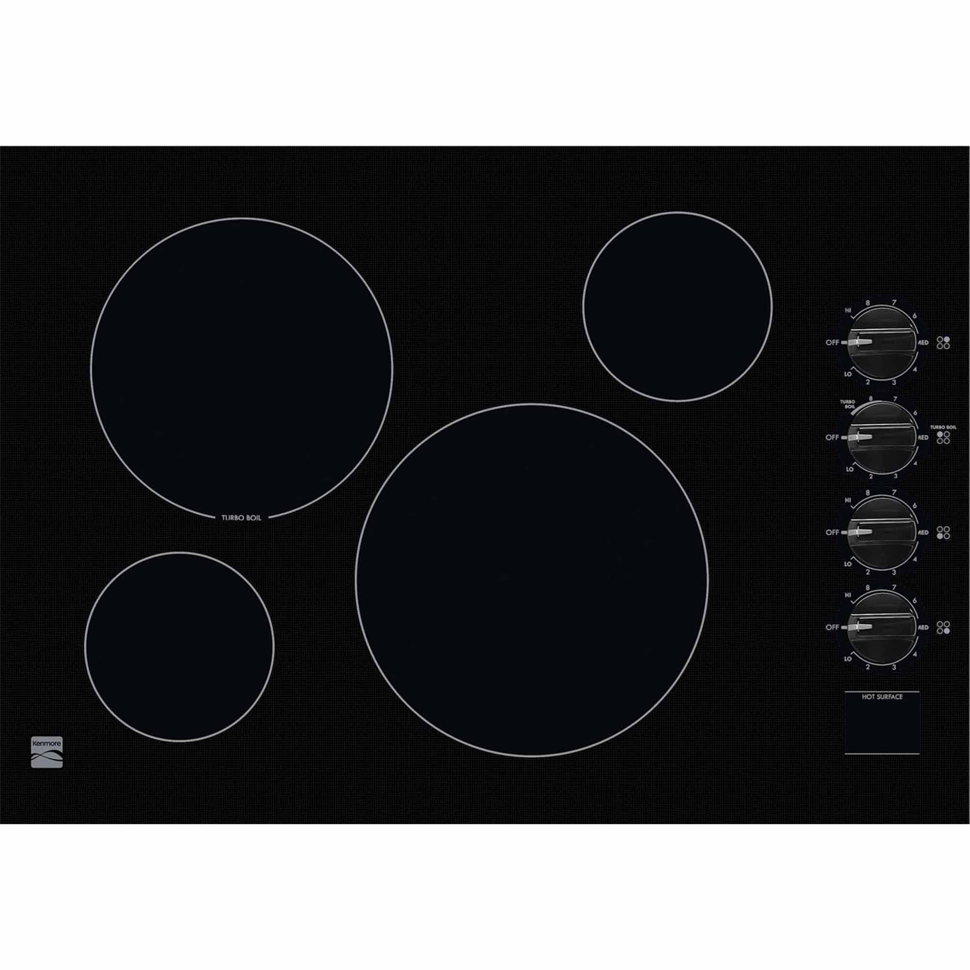 Kenmore 45209 30 Electric Cooktop with Radiant Elements - Black