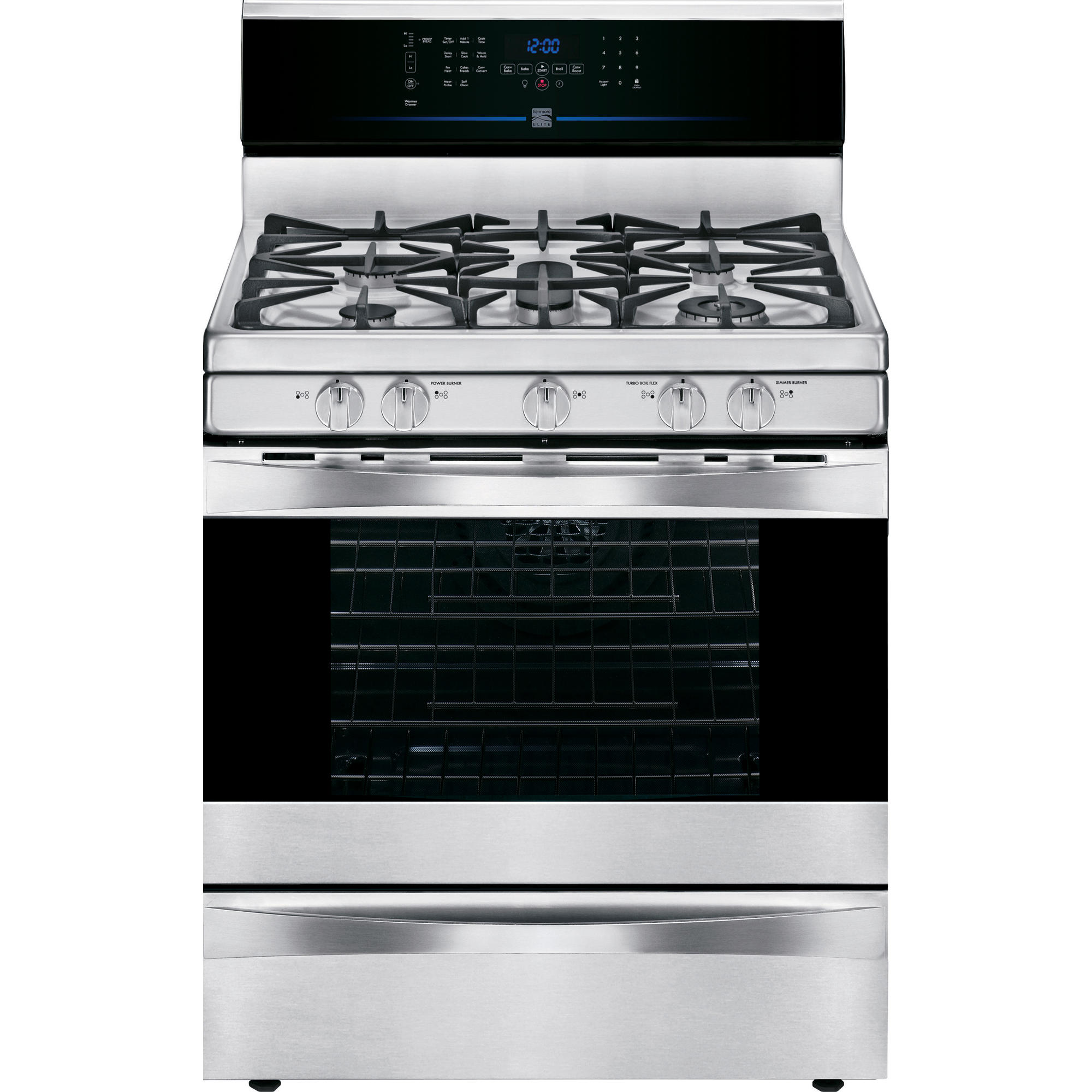 UPC 012505508776 product image for 5.6 cu. ft. Gas Range w/ True Convection - Stainless Steel | upcitemdb.com