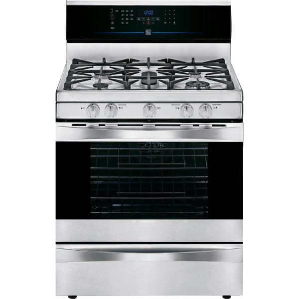 Kenmore Elite 75343 5 6 Cu Ft Gas Range W True Convection Stainless Steel