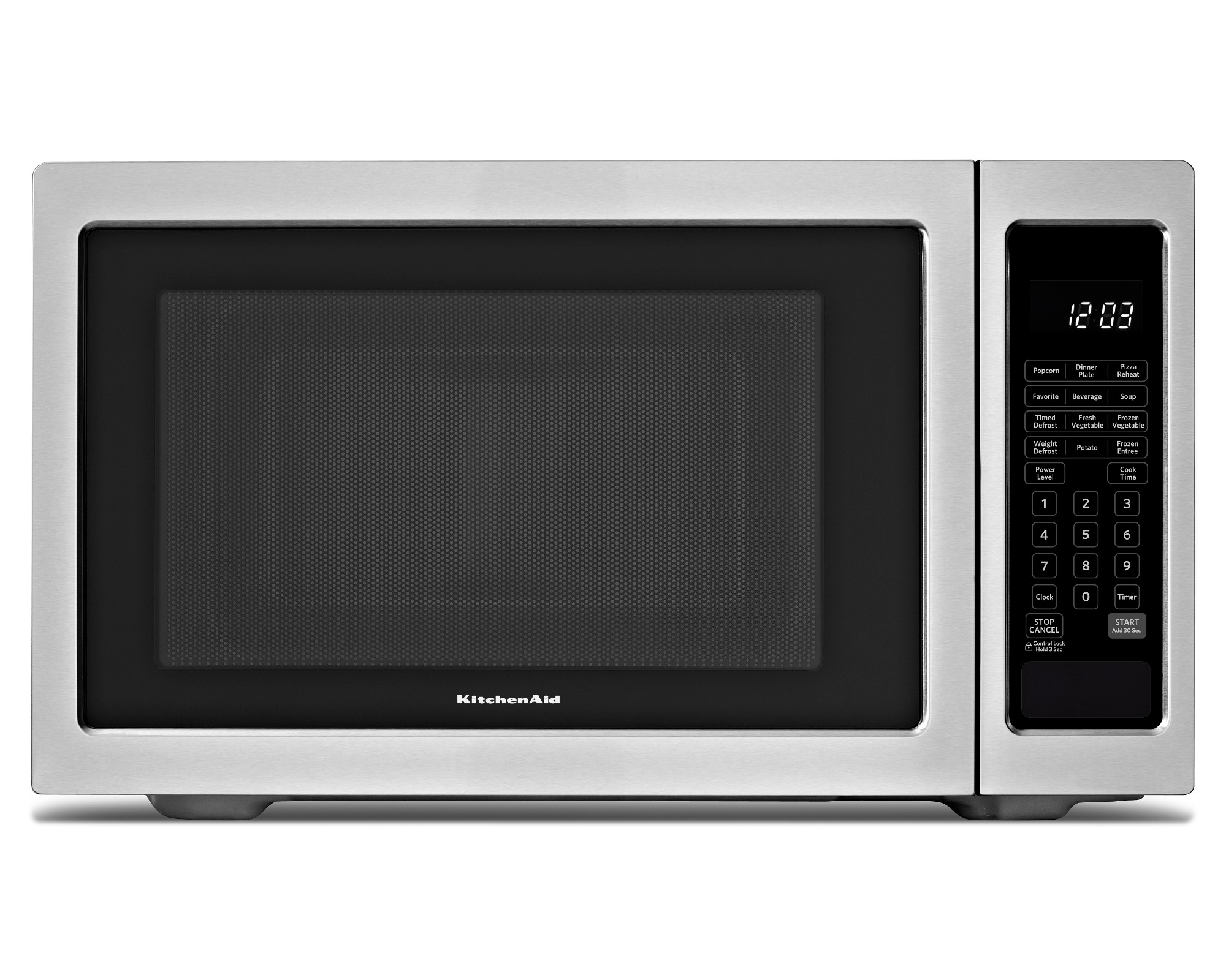 KitchenAid KCMS1655BSS 1.6 cu. ft. 1,200W Countertop Microwave Oven ...