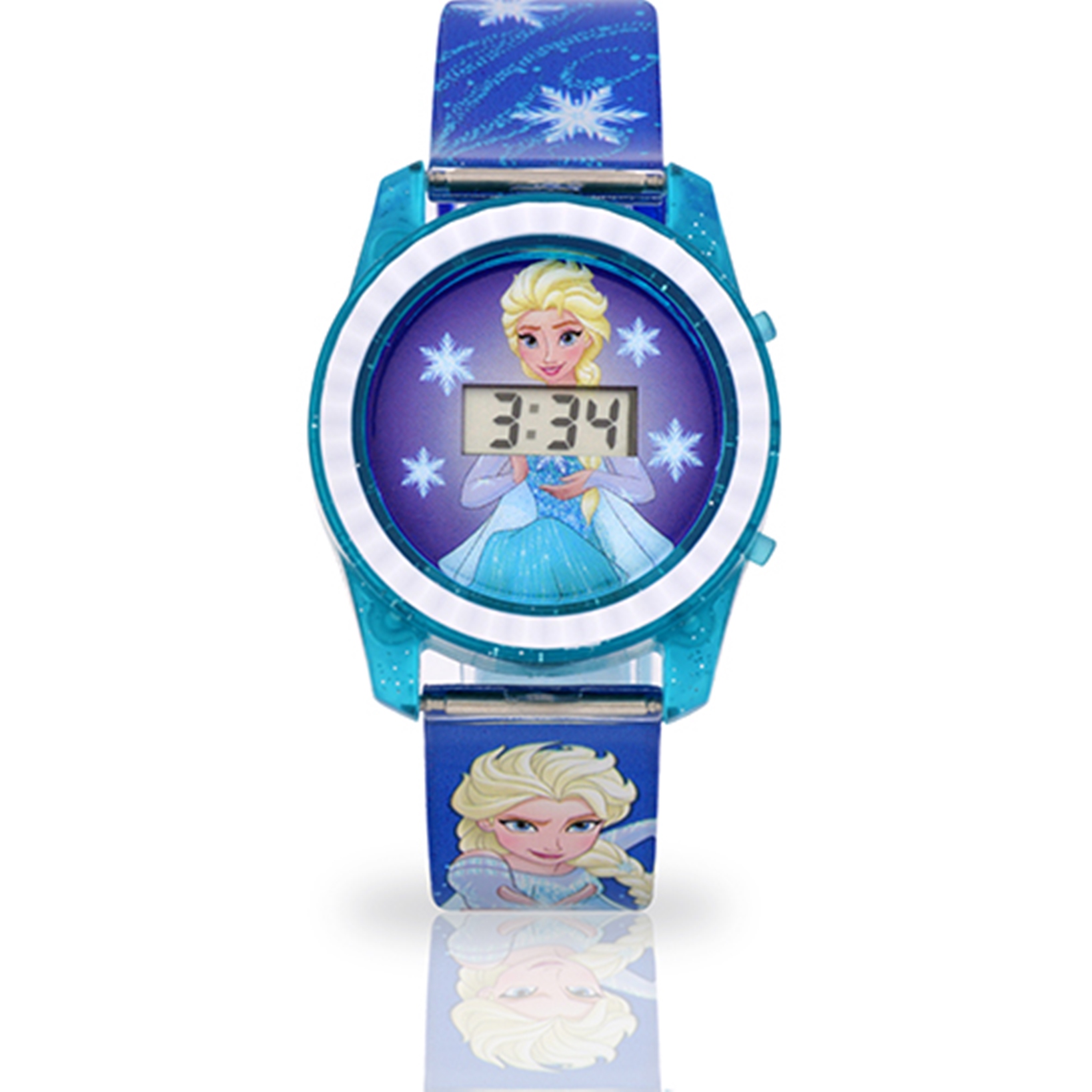 UPC 030506424215 product image for ACCUTIME WATCH CORP. Frozen Elsa Rotating Flashing Watch, Women's, Multicolor | upcitemdb.com