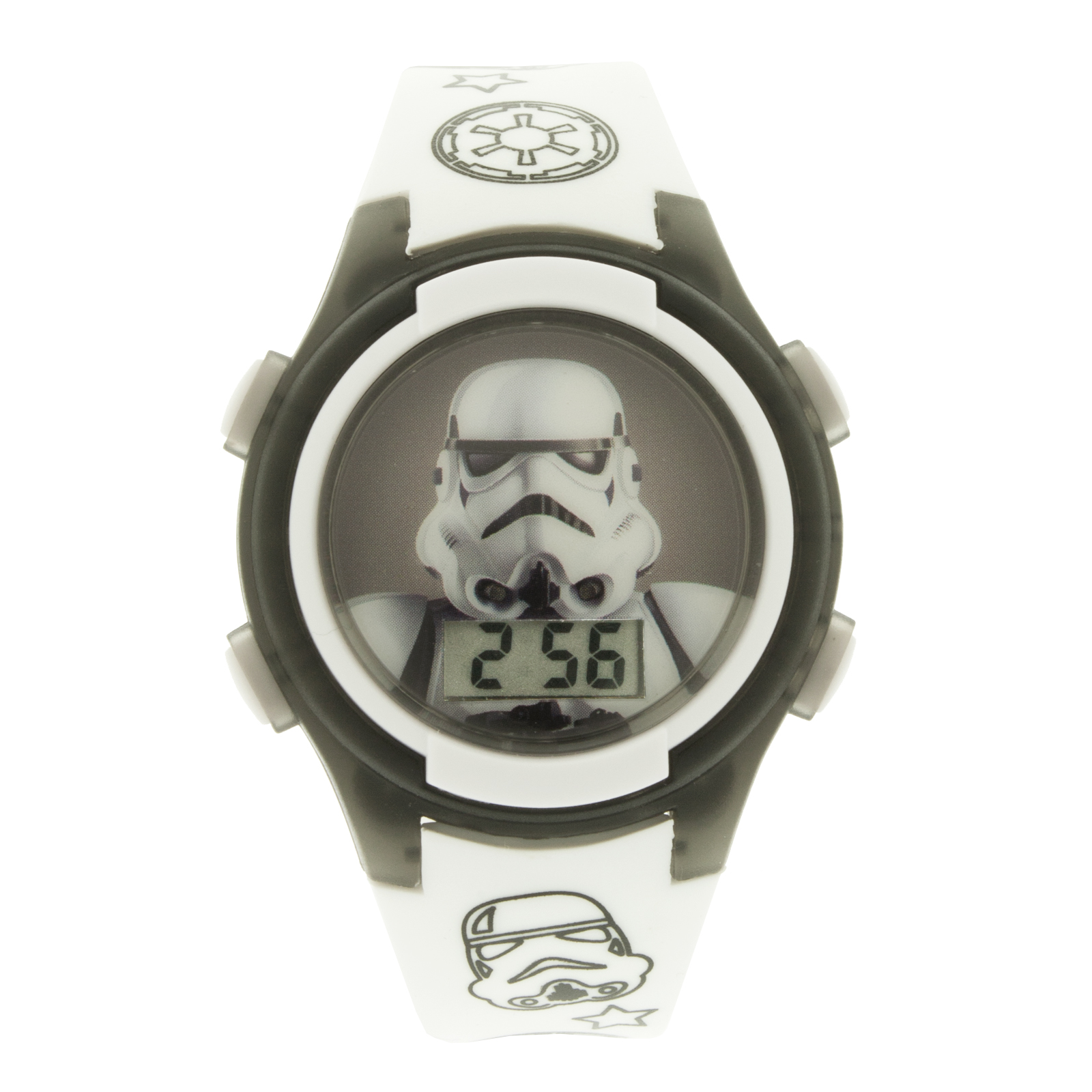 UPC 030506393740 product image for Storm Trooper LCD Flashing Watch with Printed Strap | upcitemdb.com