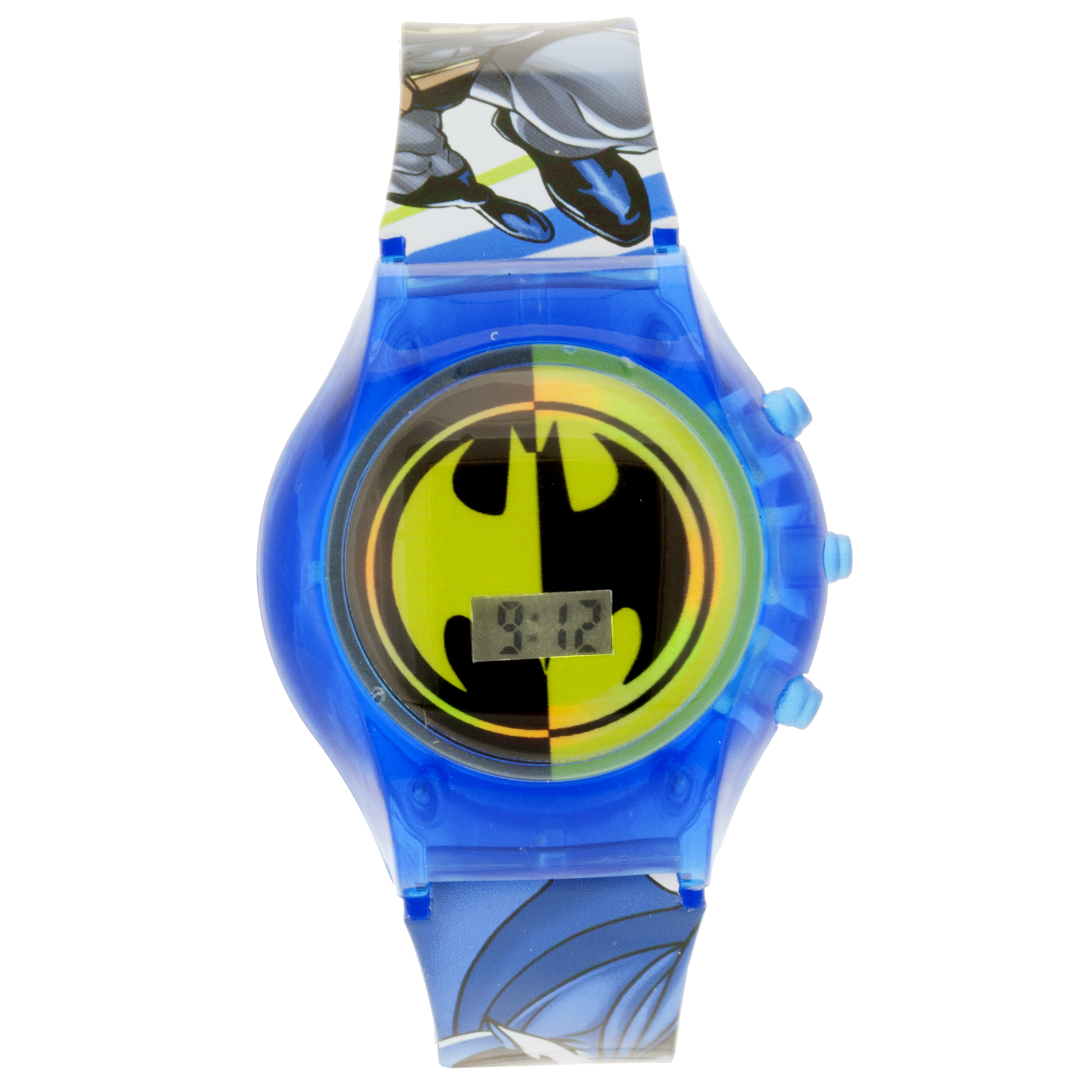 Batman Logo Rotating Flashing Watch