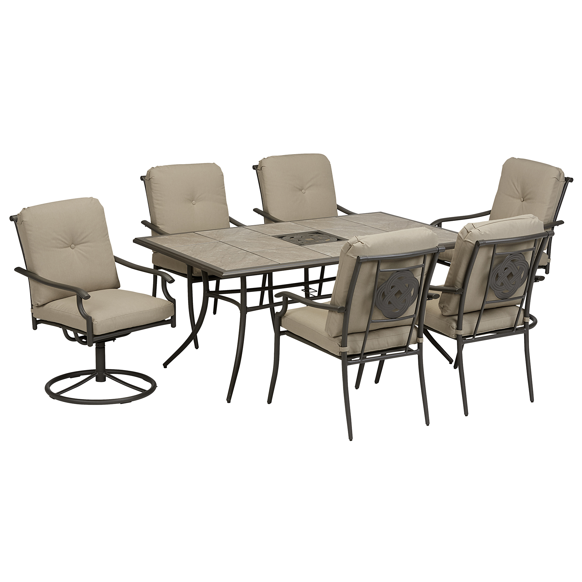 Garden Oasis Brookston 7 Piece Dining Set Stone Shop Your Way Online Shopping & Earn Points