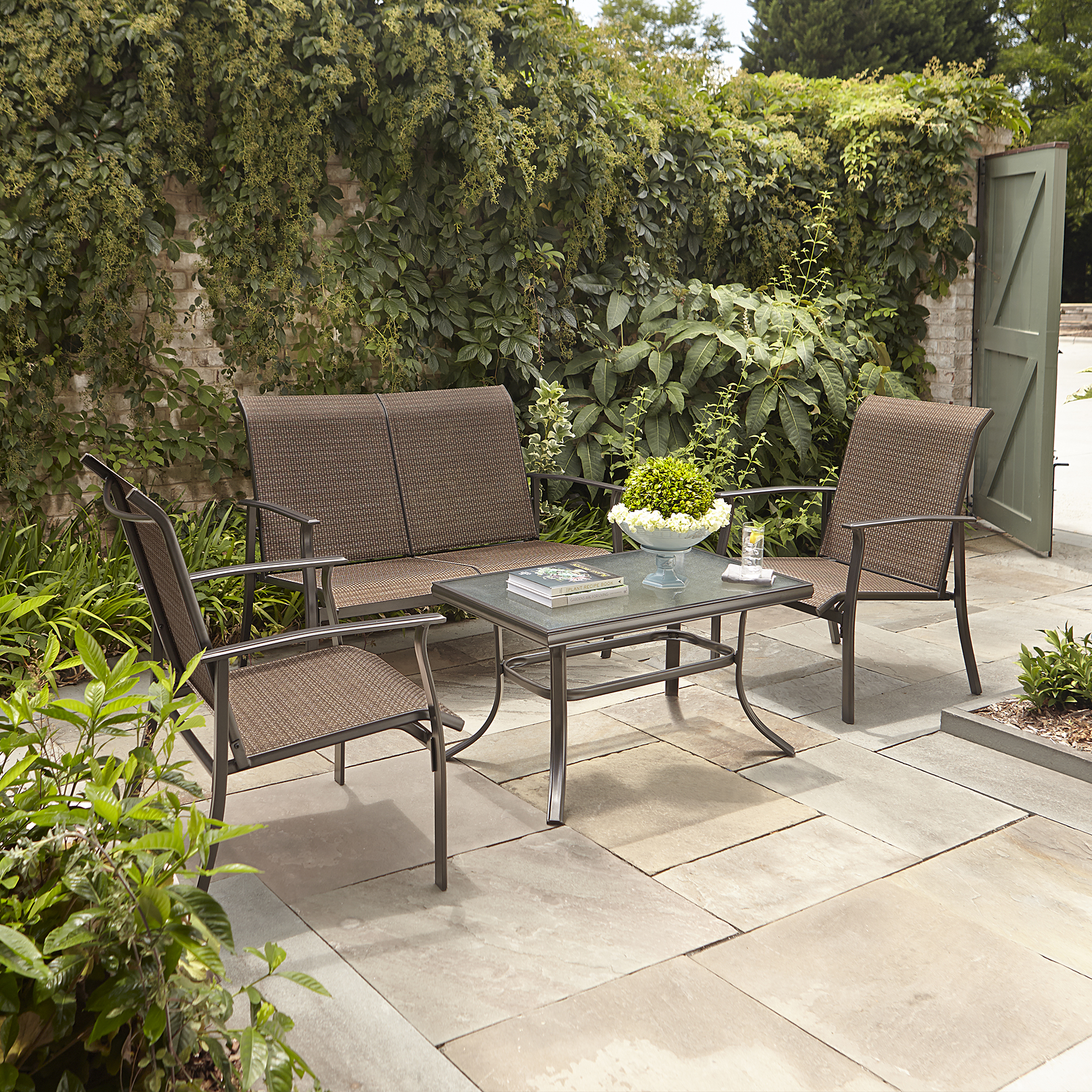 Garden Oasis Harrison 4pc Sling Seating Set ***LIMITED AVAILABILITY