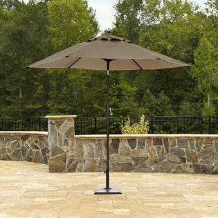 Garden Oasis Harrison 9' Patio Umbrella in Brown - Sears