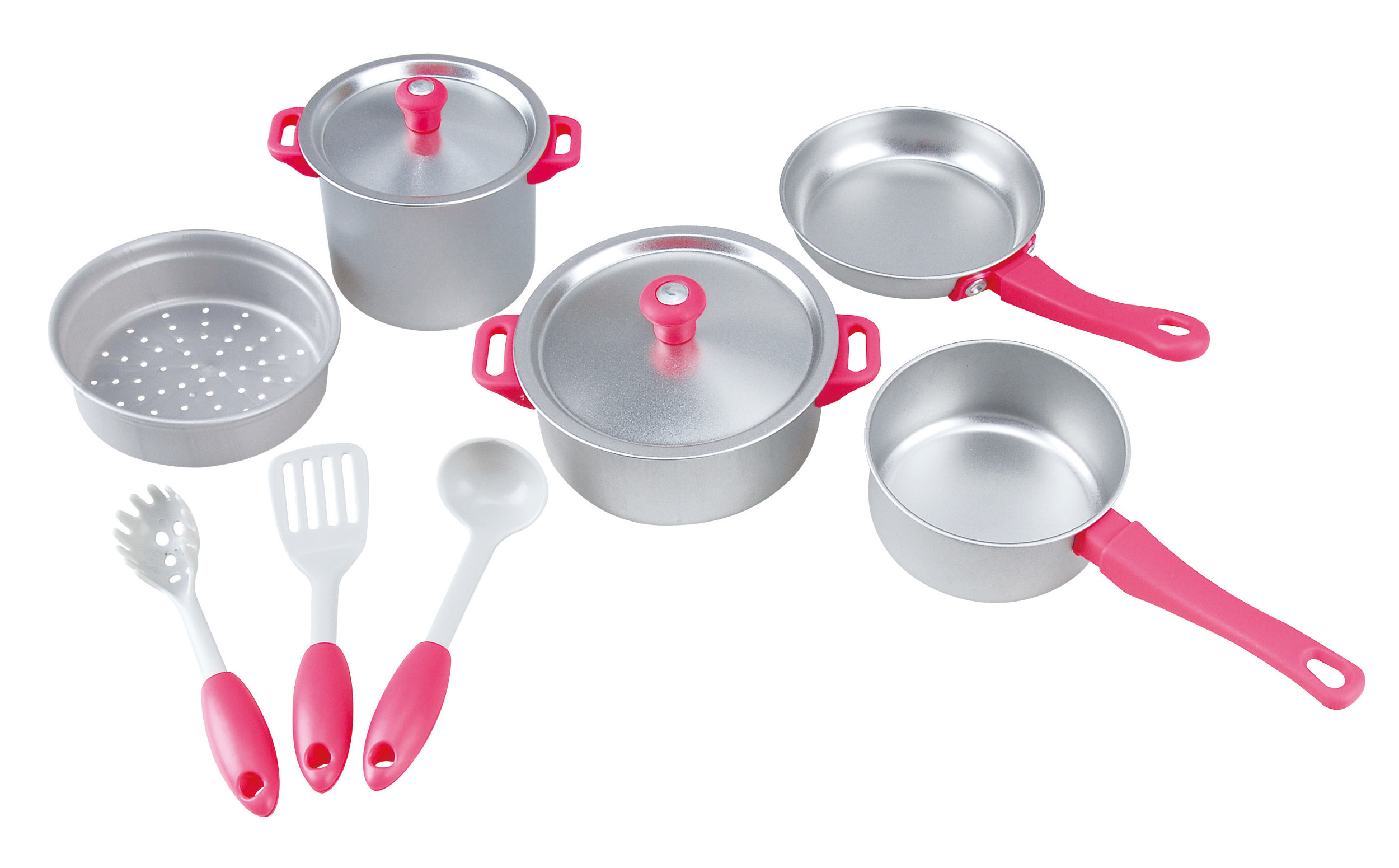 New Melissa Doug 8Piece Stainless Steel Pots and Pan eBay