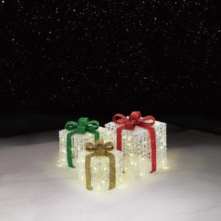 3 Light-Up Gift Box Decorations: Cheerful Holiday ... ul fuse box 
