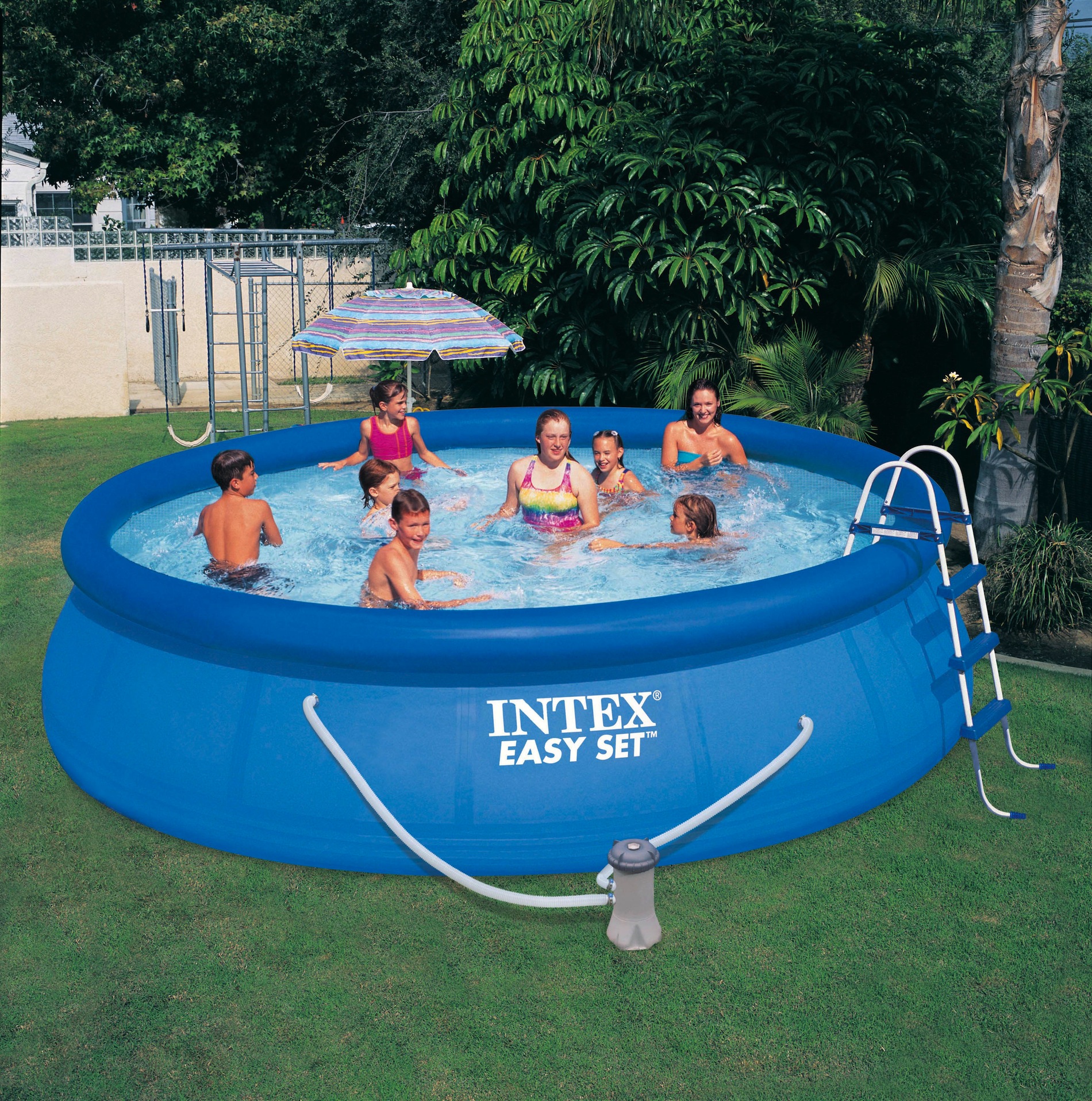 4 ft deep inflatable pool