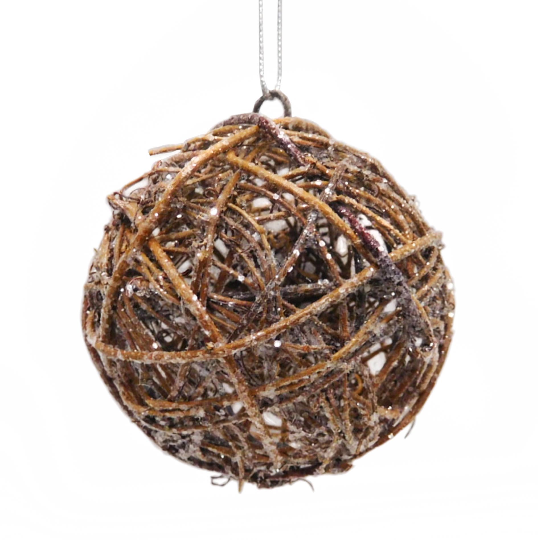 Donner & Blitzen Incorporated Natural Rattan Ball Christmas Ornament Shop Your Way Online