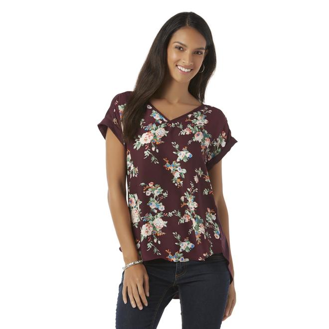 Metaphor Women's Mixed Media Shirt Floral