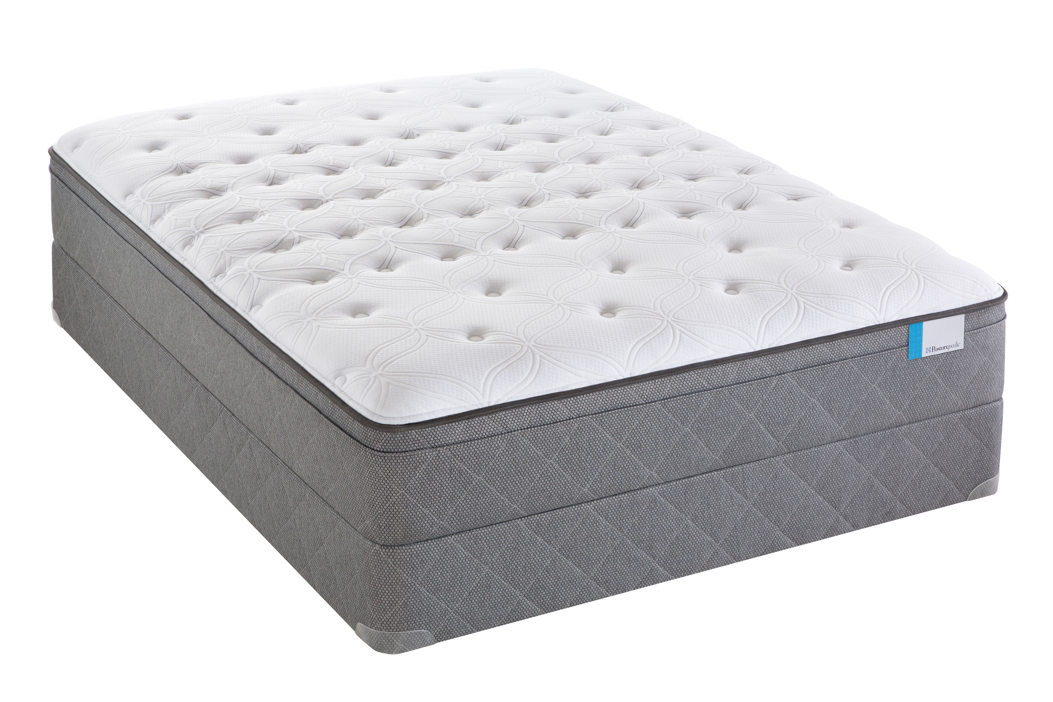 Sealy Posturepedic Keene Cushion Firm Euro Top Full Extra Long Mattress