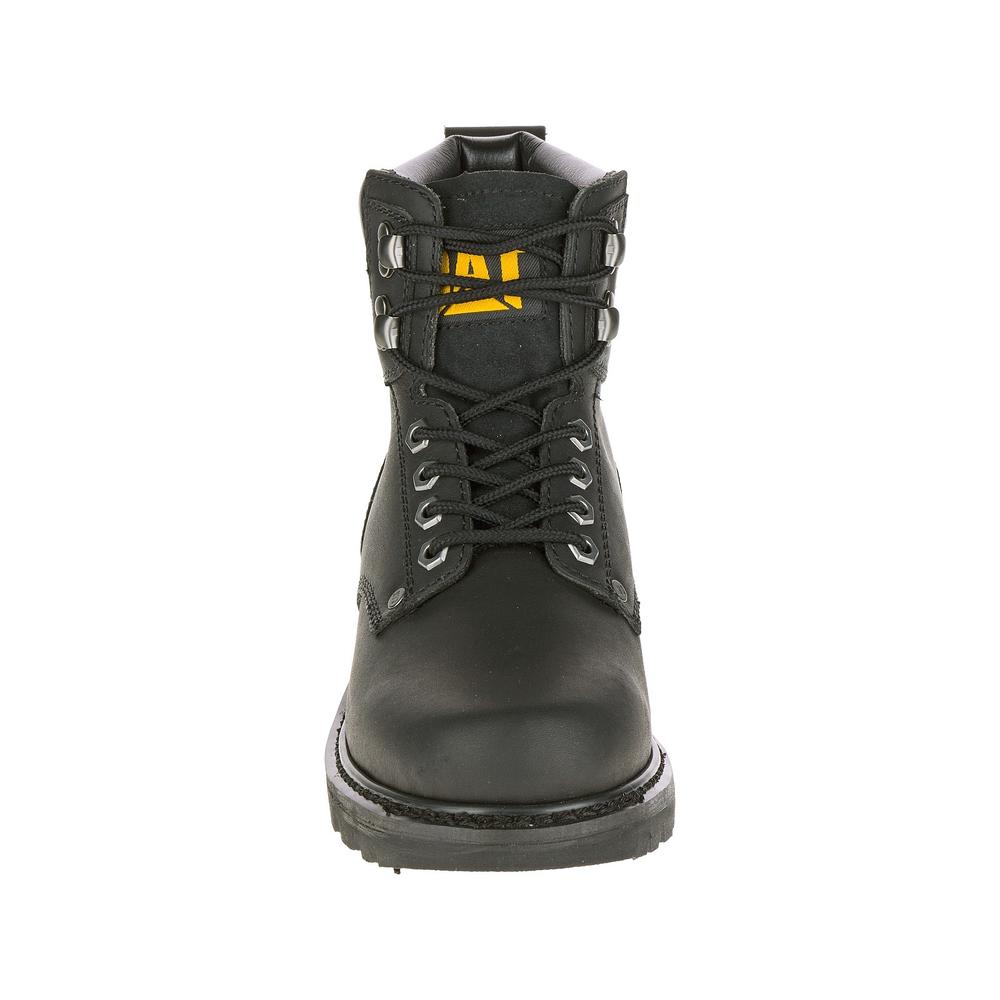 Men's Second Shift Black Leather Work Boot